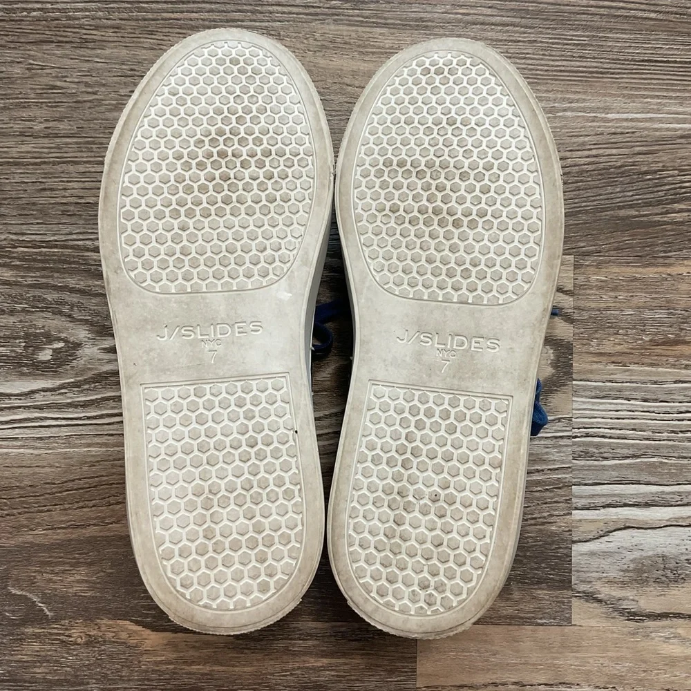 J Slides Lucki Blue Snakeskin Sneakers 7